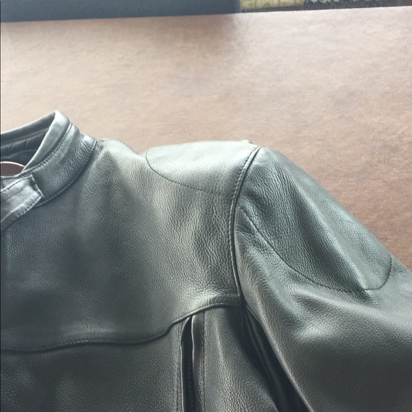 Men’s Leather Motorcycle Jacket-Worn 3x-Looks New - Picture 7 of 10